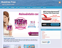 Tablet Screenshot of muestrasfree.com